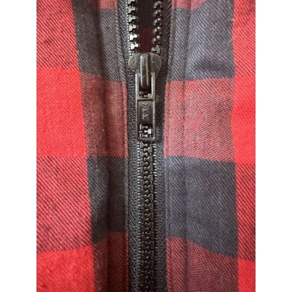 Branded Lion Men Buffalo Plaid Full Zip Vest Warm Puffer Vintage NEW Quilt Check - Picture 8 of 12